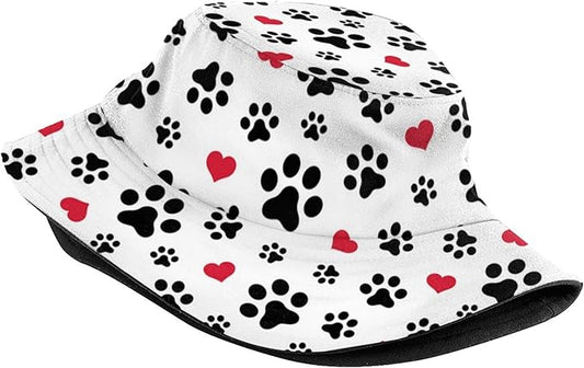 Bucket Hat for Women Men, Summer Print Hat Travel Packable Sun Cap Outdoor Hat for Women and Men