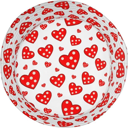 Love Bucket Hat Heart Fisherman Cap Romantic Bucket Hats Sun Caps for Hiking Camping