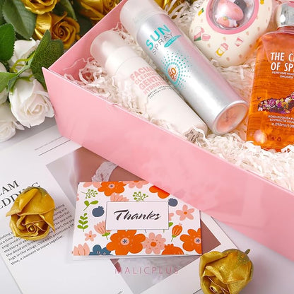 Large Gift Box with Lid 13.5x9x4.1 Inches, Pink Bridesmaid Proposal Gift Box with Magnetic Closure for All Occasion(Glossy Pink)