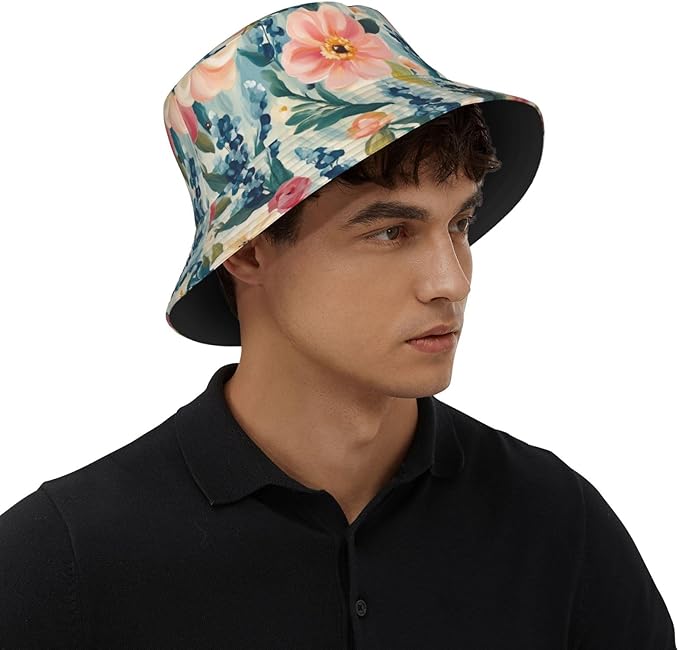 Bucket Hats Fashion Sun Cap Packable Outdoor Fisherman Hat for Women and Men Travel