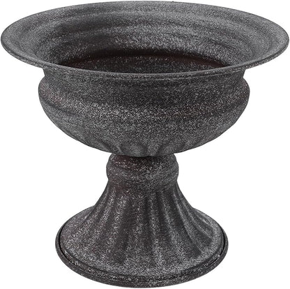 Generic Pedestal Vase Vintage Iron Planter - Flower Arrangement Pot Urn Vase for Farmhouse Table Centerpiece Christmas Anniversary Party
