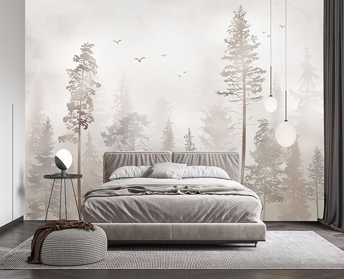 Forest Wall Mural Wallpaper for Bedroom 137" x 100"