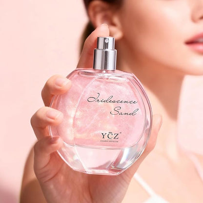 Ycz Golden Sands Women's Perfume Gift Set - 3-Piece Floral Oriental Fragrance with Grapefruit Rose Notes,50ml & 15ml Perfumes,Camellia Diffuser Stone,Elegant Gift Box,Long-Lasting Sillage Unique Gift