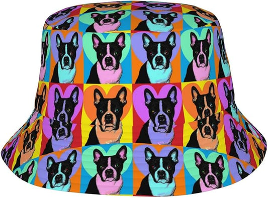 Cartoon Bucket Hat Summer Beach Travel Sun Hat Packable Fisherman Cap for Men Women