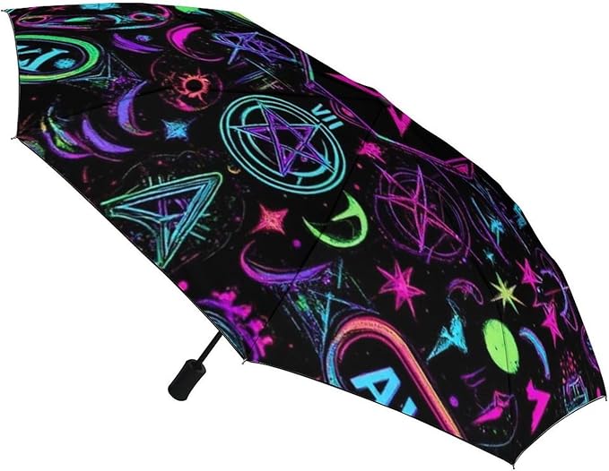 3 Fold Car Umbrella Folding Portable Automatic Umbrella Sunny Rain Sunscreen