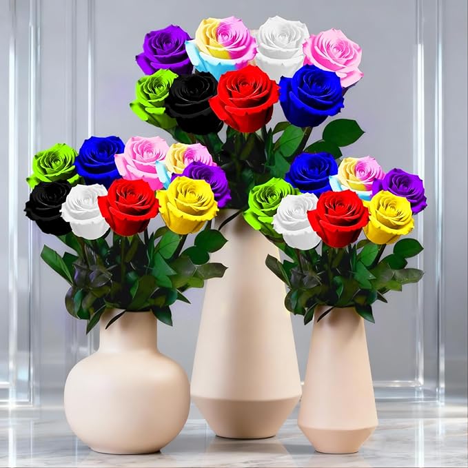 Blue Single Forever Roses in a Box,Preserved Flowers for Delivery,Preserved Rose Gifts for Women, Real Roses Gift for Her, Mom Birthday Gifts, Mothers Day Flowers,Valentines Flowers