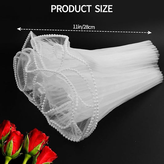 4 Yards Pearl Mesh Flower Wrapping Paper for Bouquets, Korean Floral Wrapping Paper, Pearl Mesh for Bouquets, DIY Gift Packaging, Valentines Flower Shop Decoration (Yards White)