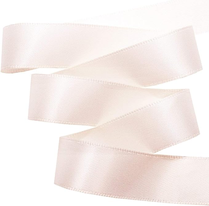 Morex Ribbon Double Face Satin Ribbon 3/8" X 50 YD Sideshow Rose Ribbon for Gift Wrapping, Birthday Gift Cards, Satin Dress for Women, Silk Ribbons for Crafts, Wedding Gifts for Couple