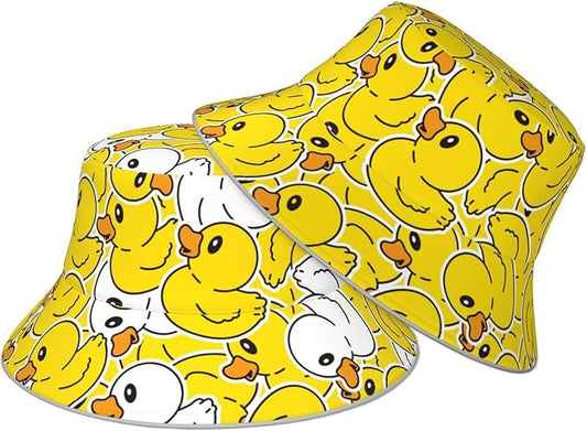 Bucket Hat Beach Summer Sun Hat Reversible Fisherman Hats Double Sided Wearing for Women Men Boys Girls