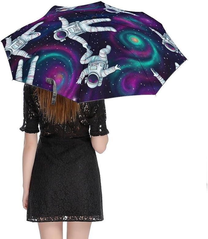 3 Fold Car Umbrella Folding Portable Automatic Umbrella Sunny Rain Sunscreen