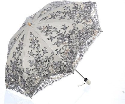 Honeystore Flower Lace Parasols for Wedding Party Lace Bridal Umbrella