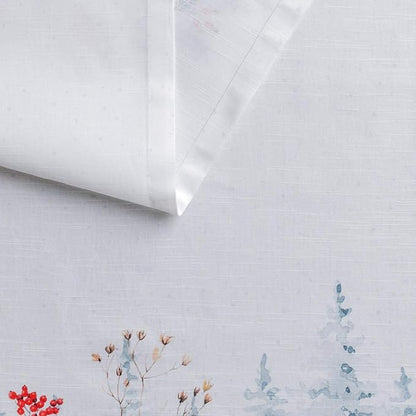 Maison d' Hermine Table Runner 100% Cotton Single Layer Table Runners 36 inches Long for Thanksgiving Christmas Decorations Home Kitchen Dining Party Wedding (Morzine, 14.5" x 36")