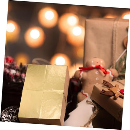 Gogogmee 20 Sheets Rose Gold Metallic Tissue Wrapping Paper Bulk for Packaging DIY Crafts Floral Bouquets Party Decorations Soft Reusable for Birthdays and Special Occasions