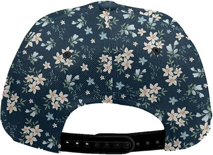 Floral Baseball Cap for Women Fashionable Adjustable Dad Hat Low Profile Running Hat for Summer Sporting Working Hiking