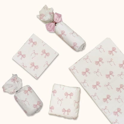 Pro Supply Global Pink Bows Printed Tissue Paper for Valentine's Day Gift Bags or Boxes and Wrapping - Bulk Decorative Art Tissue Paper for Packaging and Gifting | 24 Sheets 20" x 30"