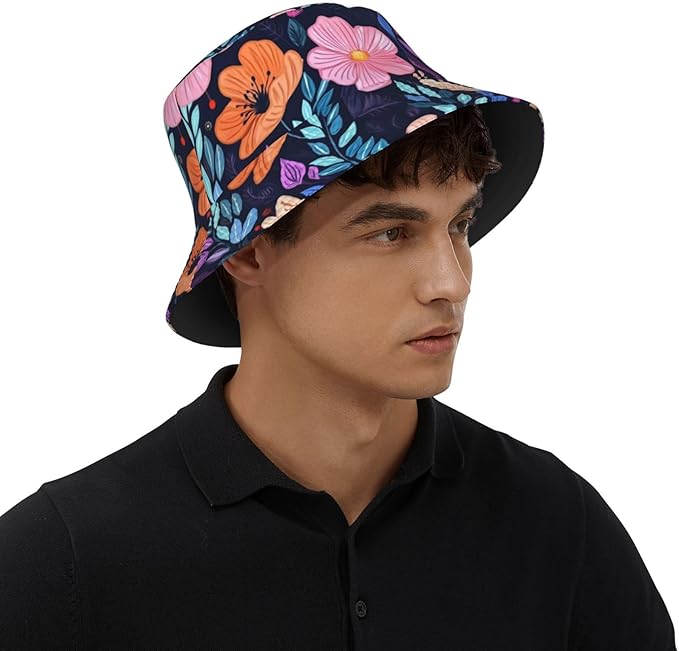 Bucket Hats Fashion Sun Cap Packable Outdoor Fisherman Hat for Women and Men Travel