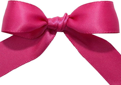 Morex Ribbon Double Face Satin Ribbon 3/8" X 50 YD Azalea Ribbon for Gift Wrapping, Birthday Gift Cards, Satin Dress for Women, Silk Ribbons for Crafts, Wedding Gifts for Couple