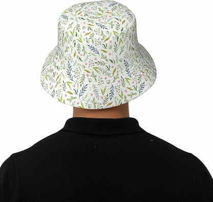 Cartoon Bucket Hat Summer Beach Travel Sun Hat Packable Fisherman Cap for Men Women