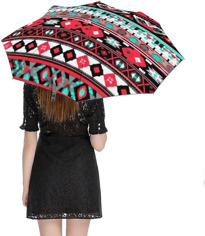3 Fold Car Umbrella Folding Portable Automatic Umbrella Sunny Rain Sunscreen