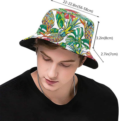 Bucket Hat Sun Beach Packable Fisherman Cap for Women Men Summer Outdoor Hiking