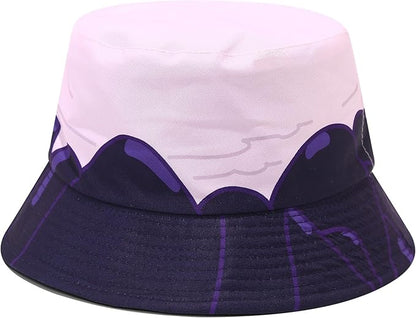 Mashiaoyi Unisex Print Double-Side-Wear Reversible Bucket Hat