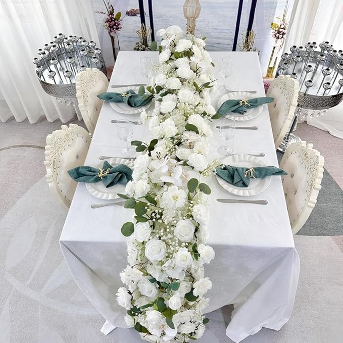 Artificial Roses 12PCS Velvet Rose Real Touch Flowers for Floral Arrangement Bridal Wedding Centerpieces Home Party Decor (White)