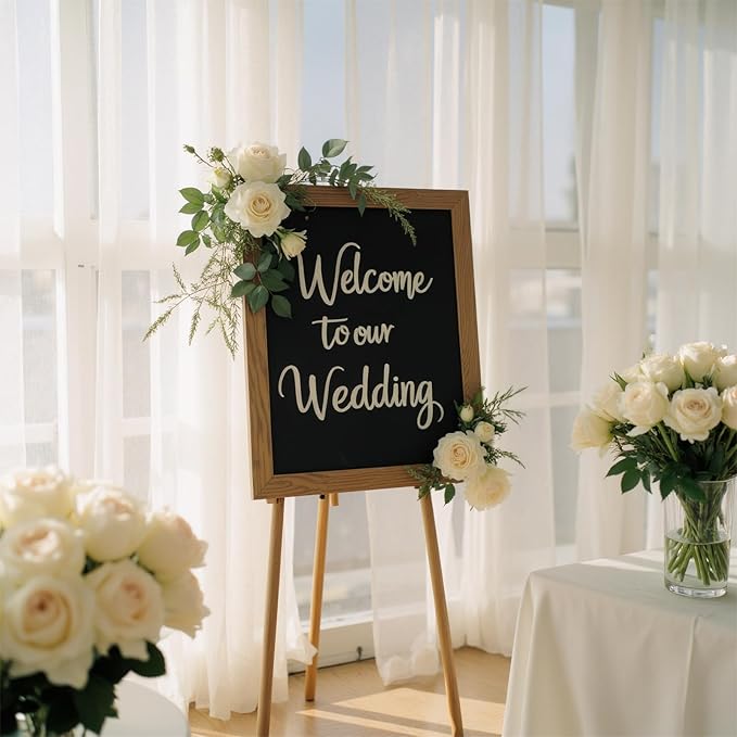 200 Pack Artificial Silk Roses Flowers - Milky White Fake Flowers for Wedding Decor, 3.7in(7cm) Silk-Like Velvet Flower Heads with 50cm Long Stems, Home Centerpieces, Bridal Shower (200, Milky White)