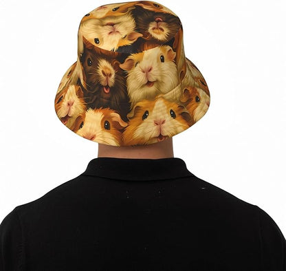 Cute Potted Cactus Bucket Hat Novelty Sun Hats Trendy Fisherman Cap for Men and Women