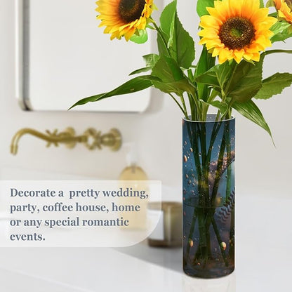 ALAZA Baseball Stone Flower Vases for Home Decor Kitchen Bedroom Living Room Bathroom Office Table Decorations