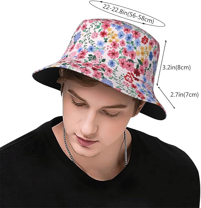 Bucket Hats Fashion Sun Cap Packable Outdoor Fisherman Hat for Women and Men