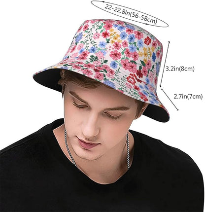 Bucket Hats Fashion Sun Cap Packable Outdoor Fisherman Hat for Women and Men