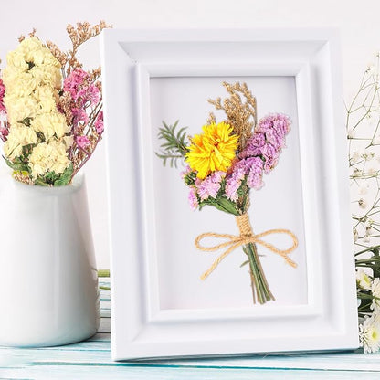 10 Pack Pro Size Dried Flower Bouquets Various Natural Dried Flower Combinations with Stem Dried Embossing Flower Dry Floral Arrangement for Vase, Carfts, DIY, Wedding, Home Decor (Pro)