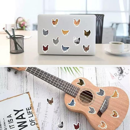 1000 Pcs Chicken Stickers Bulk 2 Roll 1 Inch,Funny Chicken Stickers for Kids Classroom Boys Girls School Students.Cute Animal Sticker Pack Gift for Party Favors Book Water Bottles Laptop