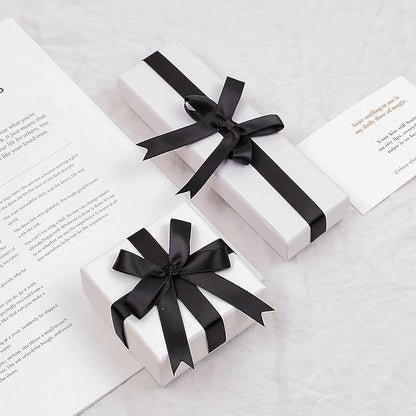 Black Satin Ribbon, Double Faced 1/2 Inch X 25 Yards Black Ribbon, Premium Satin Ribbons for Gift Wrapping, Crafts, Hair Bow Making, Sewing, Flower Bouquet, Wedding Party Decor