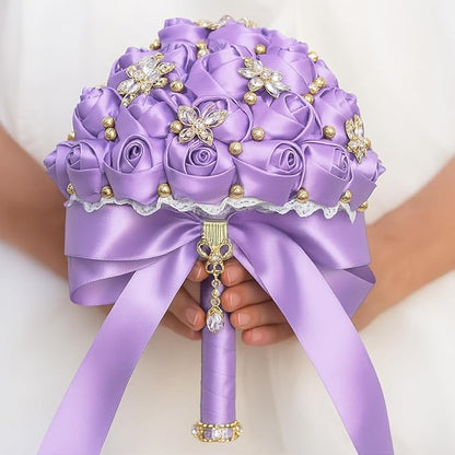 KINGLAKE Lavender Satin Ribbon – 1 1/2'' x 100 Yards Polyester Light Purple Satin Ribbon for Gift Wrapping, Wedding & Party Decoration, DIY Crafts, Floral Bouquets, Wreath Bows