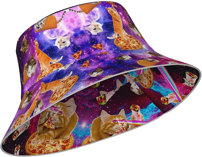 Hat Reversible Fisherman Hats Double Sided Wearing for Women Men Boys Girls