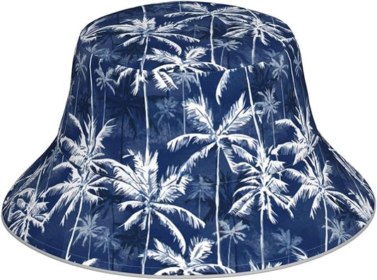 Bucket Hat Beach Summer Sun Hat Reversible Fisherman Hats Double Sided Wearing for Women Men Boys Girls