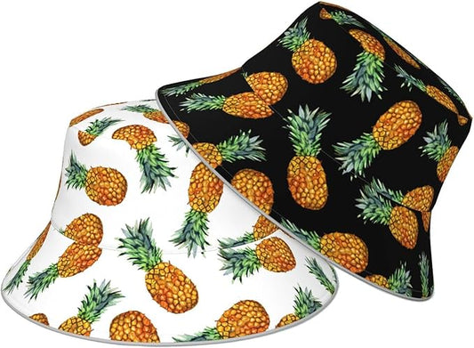 Bucket Hat Beach Summer Sun Hat Reversible Fisherman Hats Double Sided Wearing for Women Men Boys Girls