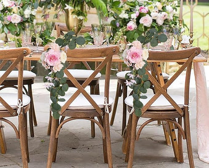 Pink Roses Artificial Flowers 4.3" Velvet Roses 16pcs Pink Flowers Artificial for Decoration Fake Pink Roses for Wedding Bridal Bouquets Party Centerpieces Home Table Decor (Pink)
