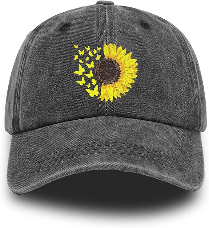 Negi Retro Baseball Cap Denim Hat for Women Female Washed Distressed Adjustable Dad Hats Unconstructed Cotton
