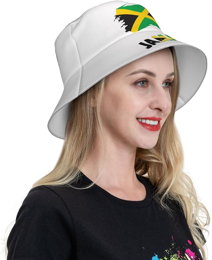 Bucket Hat for Women Men, Summer Print Hat Travel Packable Sun Cap Outdoor Hat for Women and Men