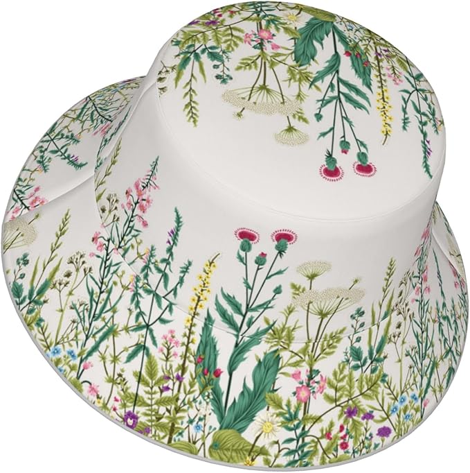 Hat Reversible Fisherman Hats Double Sided Wearing for Women Men Boys Girls
