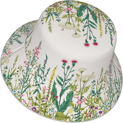 Hat Reversible Fisherman Hats Double Sided Wearing for Women Men Boys Girls