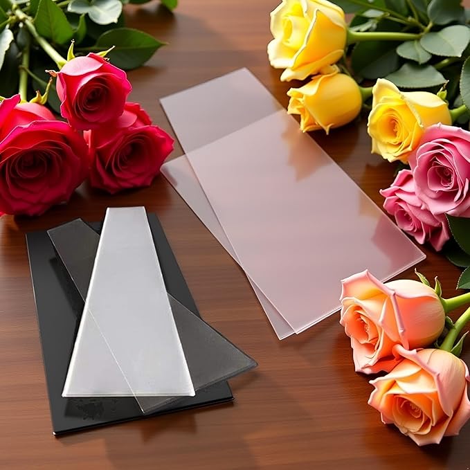 100 Pcs Transparent Flower Packaging Bags,Clear Plastic Flower Bouquet Bag Sleeve Cellophane Bags Rose Packaging Gift Wrap Cellophane for Valentine's Day, Gift Wrap Cellophane Bags