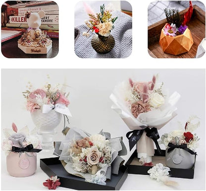 3 Packs Real Natural Dried Flowers for Making Mobile Phone Case Candle Handmade Crafts Epoxy Resin Pendant Necklace Jewelry DIY Accessories,Mixed Multi-Color Dried Flowers(Random Shipping 3 Packs)