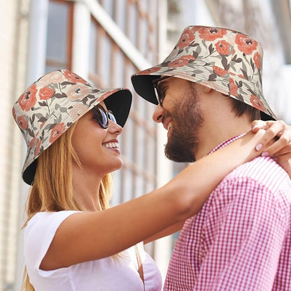 Bucket Hats Fashion Sun Cap Packable Outdoor Fisherman Hat for Women and Men Travel