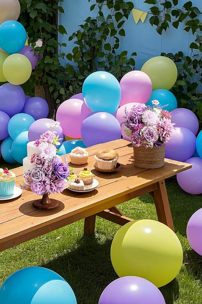 TINGE TIME Fake Flowers Artificial Flowers Peonies Bulbous Chrysanthemum Daisy Hydrangea Sunflower Violets Dahlia Daffodils Epiphyllum Orchid Cherry Blossom Camellia Leyaron (Light Purple)