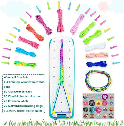 VERTOY Friendship Bracelet Making Kit for Girls - Cool Arts and Crafts Toys for 6 7 8 9 10 11 12 Years Old, Bracelet String and Rewarding Activity, Best Birthday Gifts for Teen Girls