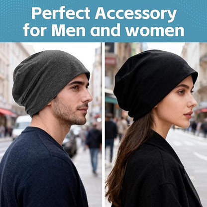 Women's Slouchy Beanie Hat Chemo Caps Cancer Headwear Hats Turban Baggy Sleeping Cap Boho Hats