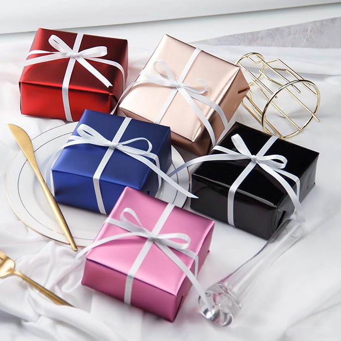 RUSPEPA Black Wrapping Paper - 81.5 Sq Ft - Solid Color Paper Perfect for Wedding,Birthday,Christmas,Baby Show - 30 inches x 32.8 feet